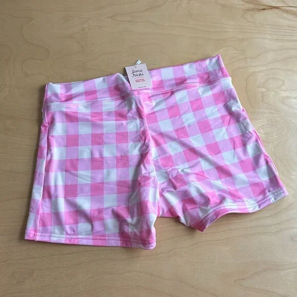 NWT Lime Ricki Pink Gingham Swimsuit 3X - Picture 4 of 11